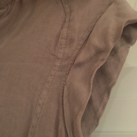 Zara Tan Tunic Dress With Pockets.Smoke Free Home. - Picture 4 of 6